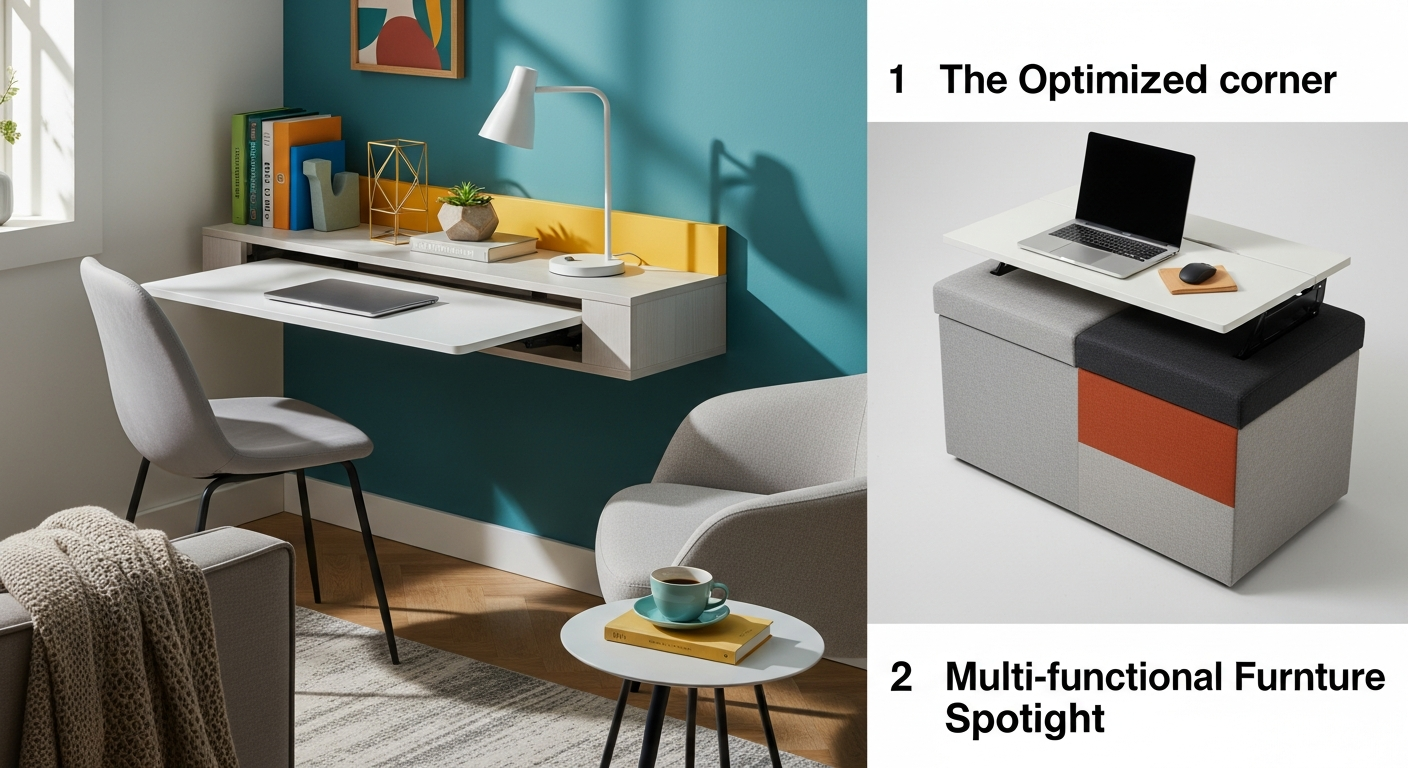 Small Living Room Ideas for Hybrid Work