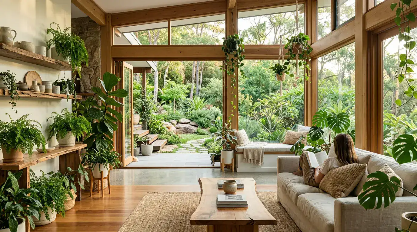 Biophilic Design Home Ideas: 12 Ways to Bring Nature Indoors (2026) — editorial image for this 4casahome.com article